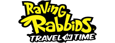 Raving Rabbids: Travel in Time title screen for Wii